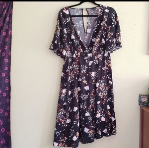 TORRID Black Floral Dress